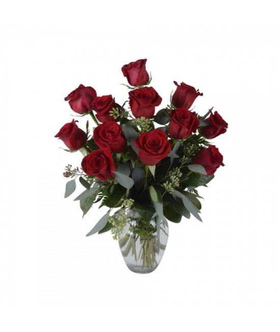 The red roses bouquet